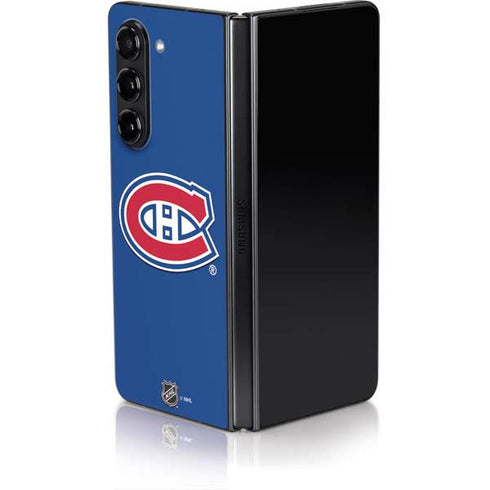 NHL Montreal Canadiens Solid Background Galaxy Z Fold5 5G Skin
